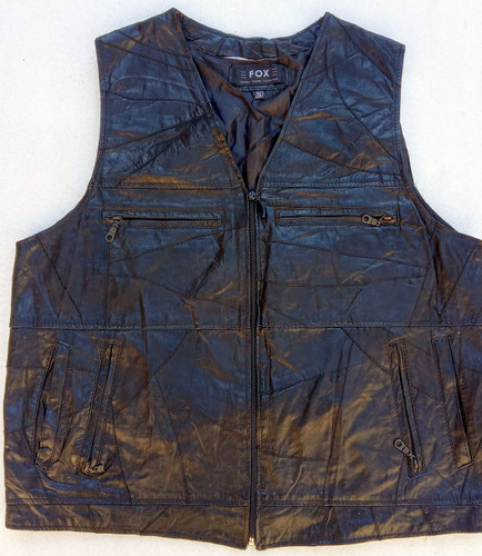 جلیقه چرم مردانه