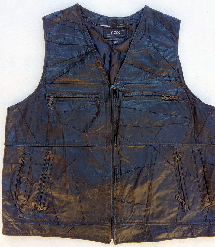 جلیقه چرم مردانه