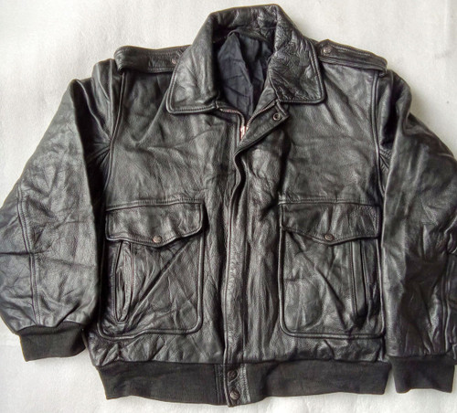 خرید کاپشن خلبانی مردانه چرم طبیعی برند Macdouglos اورجینال چرم