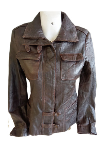 خرید کاپشن زنانه چرم طبیعی برند دانیر اورجینال چرم