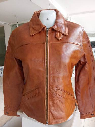 خرید کاپشن زنانه چرم طبیعی برند میلانو اورجینال چرم