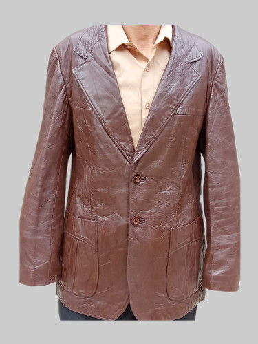 خرید کت مردانه چرم طبیعی اورجینال چرم