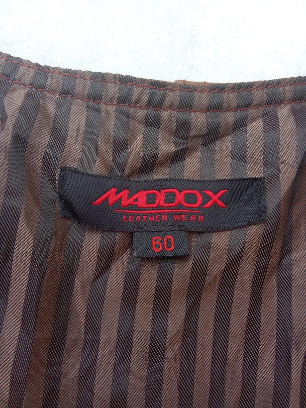 خرید جلیقه مردانه جیر برند Maddox اورجینال چرم