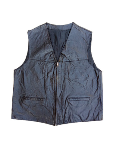 جلیقه مردانه چرم طبیعی