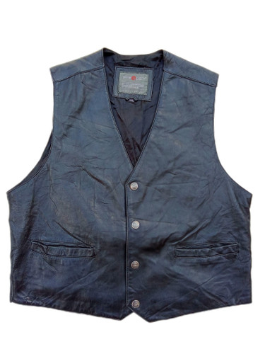 جلیقه چرم مردانه